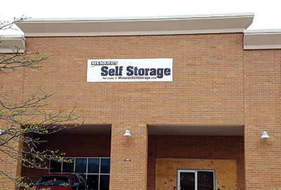 Front of Menard's Self Storage