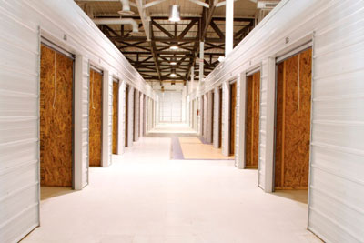 One of the rows of Inside storage